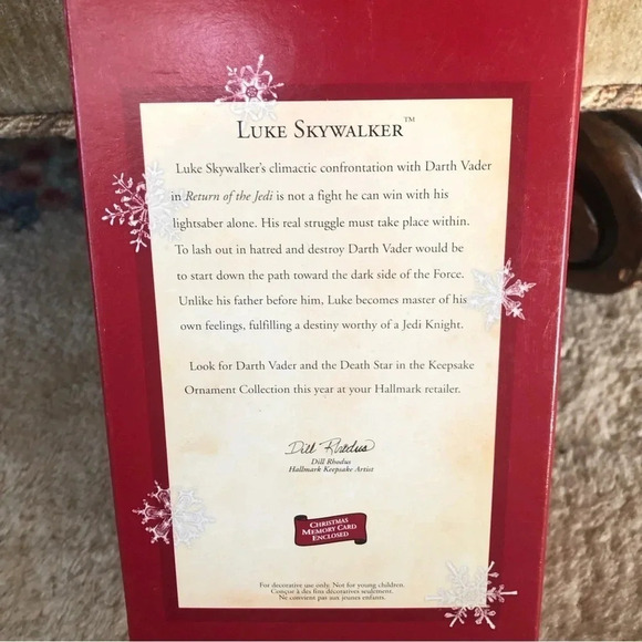 Hallmark Star Wars Luke Skywalker Ornament 2002 - Picture 2 of 5